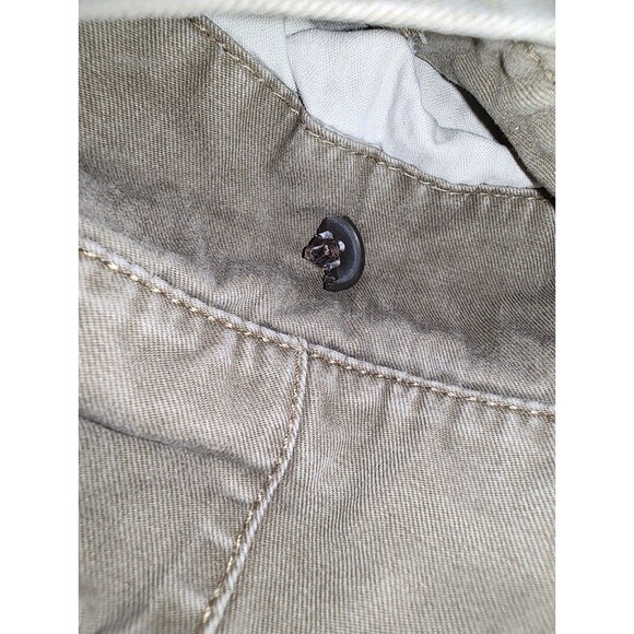 Eddie Bauer Mens Pants 35X30 Cotton Khaki Cream/Gray Outdoor Casual Classic Fit - Picture 12 of 12